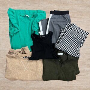 Lot of Zara Women's Clothing Size XS/S Reseller's Wholesale Bundle 6 pcs